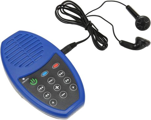 Dramatized Audio Bible Player Reader, Solar Charging E Bible EReader Tablet with LED Light, 4G Capacity & Support 8 Folders Switching, Suitable for Bible Listeners (Blue) in Saudi Arabia