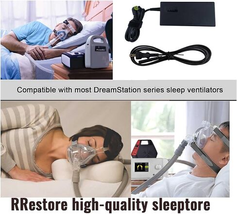 محول تيار متردد 12 فولت 6.67 أمبير لشاحن فيليبس 80 وات - ملحقات CPAP 1144267 MEA080A12C 1118499 1005894 - سلك طاقة DreamStation - سلك طاقة CPAP in Kuwait