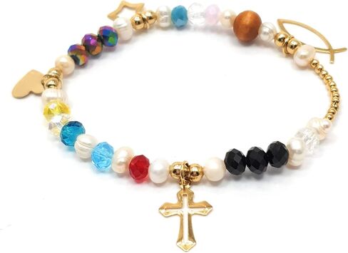 إسوارة أجمل قصة (يسوع) - ميلاد المسيح - عيد الميلاد - الحكماء الثلاثة - مجوهرات توتي (مطاطة) in Kuwait