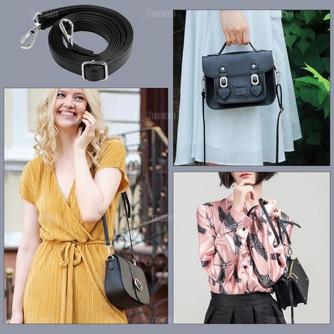 AUEAR, Purse Straps Replacement Cross Body Leather Adjustable Strap for Shoulder Bag Purse Making 30-55 Inch in Saudi Arabia