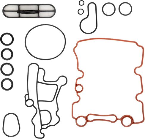 مجموعة مبرد زيت المحرك BOXI مناسبة لـ 2003-2007 لفورد F-250/F-350/F-450/F-550 Super Duty 2003-05 Excursion 04-05 E-350 Club Wagon 2004-2010 E-350 E-450 ديزل سوبر ديوتي باور ستروك 6.0 لتر 3C3Z-6A642-CA in Saudi Arabia