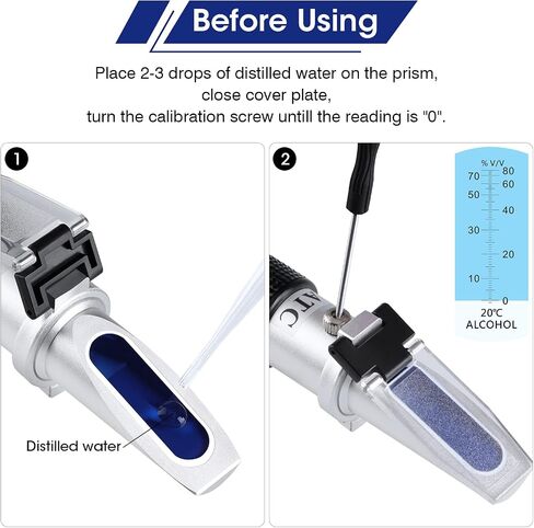 Brix Meter Refractometer 0~90%, LEERCHUANG Handheld Brix Refractometer, High Accurate Brix Measurement with ATC for Fruit, Beverages&Juice, Honey, Maple Syrup, Molasses and Other Sugary Drink… in Saudi Arabia