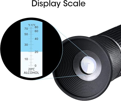 Brix Meter Refractometer 0~90%, LEERCHUANG Handheld Brix Refractometer, High Accurate Brix Measurement with ATC for Fruit, Beverages&Juice, Honey, Maple Syrup, Molasses and Other Sugary Drink… in Saudi Arabia