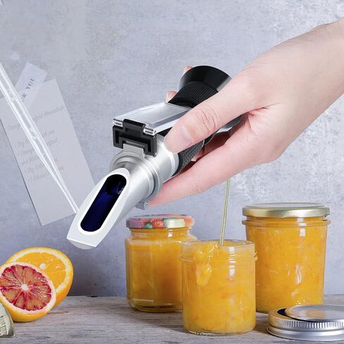 Brix Meter Refractometer 0~90%, LEERCHUANG Handheld Brix Refractometer, High Accurate Brix Measurement with ATC for Fruit, Beverages&Juice, Honey, Maple Syrup, Molasses and Other Sugary Drink… in Saudi Arabia