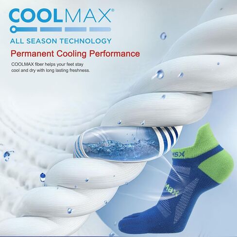 PUREMSX Toe Socks for Running, Men Women Coolmax Breathable Lightweight Five Finger Ankle Sport Socks 3 Pairs in Saudi Arabia