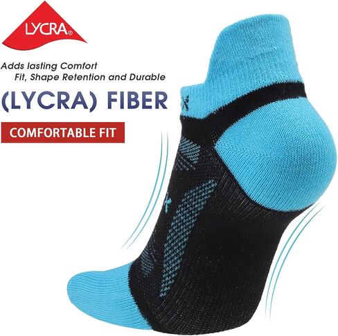 جوارب PUREMSX لأصابع القدم للجري، جوارب رياضية للكاحل خفيفة الوزن للرجال والنساء من Coolmax قابلة للتنفس، 3 أزواج in Kuwait