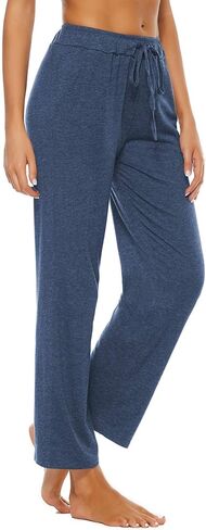 BATHRINS Womens Comfy Lounge Pants Loose Yoga Pants Drawstring Soft Pajama Pants with Pockets in Saudi Arabia