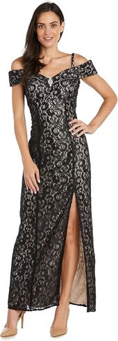 R&M Richards Women's Floor Length Sweetheart Neckline Cocktail Gown in Kuwait