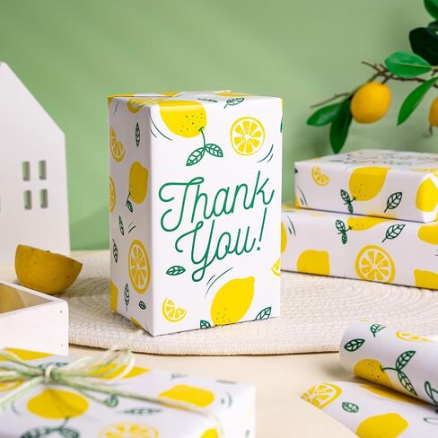 RUSPEPA Scented Wrapping Paper -Mini Roll - Star and Thank You Design with Fragrance for Gratitude, Party, Holiday and More - 17 inches x 16.4 feet - Star in Saudi Arabia