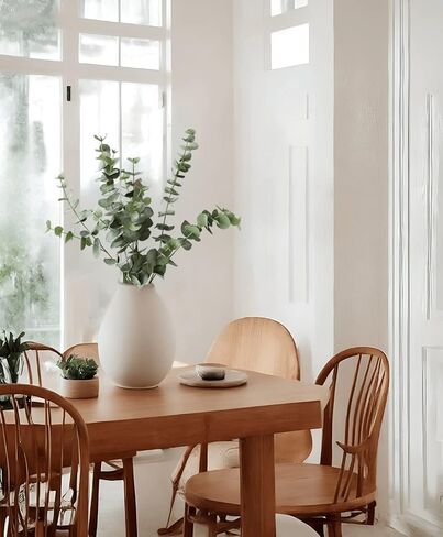 آني وباندا 2 عبوة من سيقان الأوكالبتوس الصناعية | فروع فو جرينيري | نبات صناعي نابض بالحياة لديكور المنزل وحفلات الزفاف والمناسبات - صيانة منخفضة وواقعية - 38.5 بوصة in Kuwait