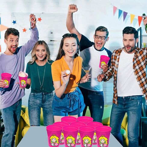 20 قطعة من أكواب حفلات ماريو، أكواب بلاستيكية سوبر بروس، 12 أونصة، أكواب بلاستيكية قابلة لإعادة الاستخدام، مستلزمات حفلات ماريو، أكواب شرب ماريو لعشاق ماريو، ديكورات حفلات ماريو in Kuwait