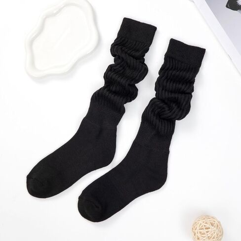 Slouch Scrunch Socks for Women, Long High Tube Socks Women in Saudi Arabia