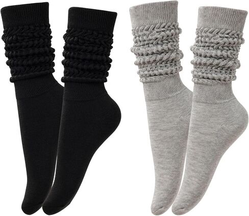 Slouch Scrunch Socks for Women, Long High Tube Socks Women in Saudi Arabia