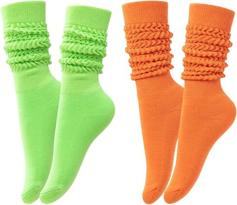 Slouch Scrunch Socks for Women, Long High Tube Socks Women in Saudi Arabia