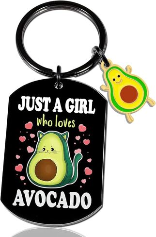 Avocado Keychain Avocado Gifts For Women Girl Avocado Bag Purse Accessories Positive Avocado Small Avocado Avocado Stuff Keyring in Saudi Arabia