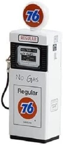 Greenlight 14120-B سلسلة مضخات الغاز القديمة 12 1951 Wayne 505 Gas Pump Union 76 بنزين عادي "بدون غاز" مقياس 1/18 in Kuwait