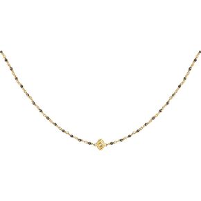 KARMA AND LUCK - Boundless Optimism - Women's Genuine Pyrite Evil Eye Charm Necklace. Protection Necklace for Women. Chain Length: 15" to 17". Ready to Gift for Her.