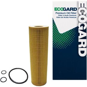 ECOGARD X10306 Premium Cartridge Engine Oil Filter for Conventional Oil Fits Mercedes-Benz C250 1.8L 2012-2015, SLK250 1.8L 2012-2015