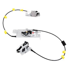 Left Driver Side Rear Door Lock Latch with Cable Compatible with Ford F-150 2004, 2005, 2006, 2007, 2008- Replaces 6L3Z-18264A01-B, 8L3Z-18264A01-B, SM2354 - Extended Cab Truck