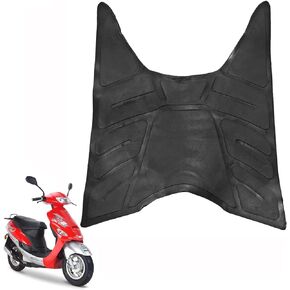 Minho Scooter Floor Mat in Rubber Material Compatible with GY6 Chinese Scooter Moped Taotao Sunny 50cc
