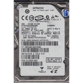 HTS545025B9A300 Hitachi TravelStar 250GB 5.4K RPM 8MB Buffer 2.5