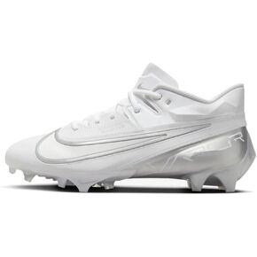 Nike Vapor Edge Elite 360 2 Men's Football Cleats (DA5457-101,White/Metallic Silver-Pure Platinum) Size 10