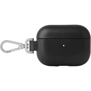 حافظة جلدية أصلية من Native Union لأجهزة AirPods Pro مع مشبك - حافظة جلدية إيطالية أصلية مغلفة بالكامل يدويًا - متوافقة مع الشواحن اللاسلكية - متوافقة مع AirPods Pro وAirpods Pro 2 (أسمر)
