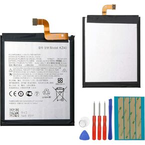 Replacement Battery KZ40 Compatible with Moto Z4 XT1980-3 with Tools