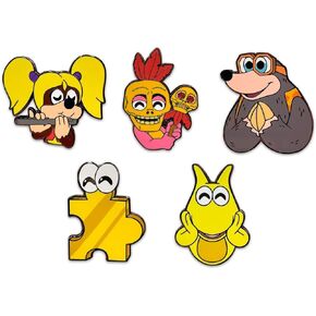 Youtooz Banjo Kazooie Pin Set, Official Licensed Banjo Kazooie Pins, Collectors Box Includes 5 Pins By Youtooz Banjo Kazooie Collection