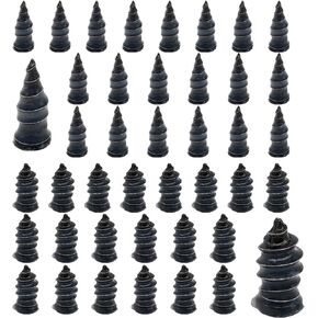 60Pcs Durable Tire Repair Rubber Nail, Anti Skid Rubber Screw Nails tire Puncture Repair, Self-Service Tire Repair Nail, for car, Truck, ATV, Jeep, Motorcycle, Tractor