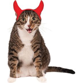 Rubie's Devil Horns Pet Costume Accessory, Small/Medium