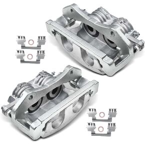 A-Premium Disc Brake Caliper Assembly with Bracket Compatible with Select Ford and Mercury Models - Taurus/Taurus X/Sable 2008-2009, 3.5L - Front Driver and Passenger Side, 2-PC Set