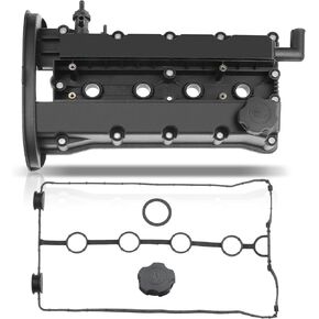 A-Premium Engine Valve Cover, with Gasket & Oil Filler Cap, Compatible with Chevrolet Aveo 2004-2005, L4 1.6L DOHC, Replace # 96415423, 96473698
