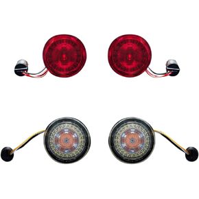Custom Dynamics ProBEAM BCM Compliant Turn Signal Conversion Kit (1157 Rear, 1157 Front) For Harley Davidson