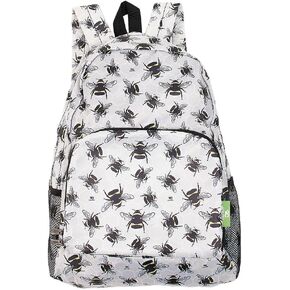Mini Lightweight Foldable Backpack Durable Water-Resistant Rucksack for Work and Travel (Highland Cow Teal)