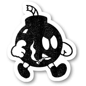 Angry Bomb - Funny stickers Window Truck Car Vinyl Bumper Sticker Decal 5''