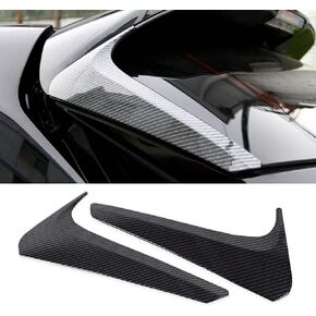 ملحقات السيارة مناسبة لتويوتا هايلاندر ABS (ألياف الكربون) 2014 2015 2016 2017 2018 2019 غطاء جناح خلفي للنافذة الجانبية الزخارف 2 قطعة in Kuwait