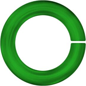 Weave Got Maille Anodized Aluminum Gauge Shamrock Jumprings, 3.5mm