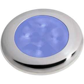 HELLA COURTESY Lamp RND BLUE MD12 SS RIM 2XT