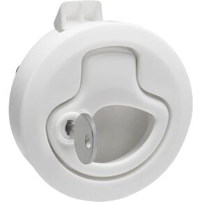 Whitecap IND 3228WC Nylon Locking Slam Latch - White