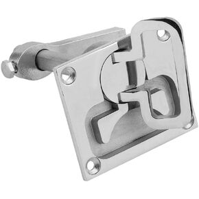 Marine Locking Latch,Boat Floor Lock,Stainless Steel Flush Mount Floor Lock Hatch Latch Hardware Accessory for Marine Boat Stainless Steel Marine Latches Boat cam Latch Locking Flush Latch