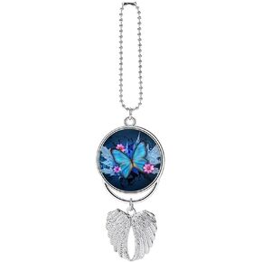 Beautiful Dragonfly Car Pendant for Rear View Mirror, Angel Wings Car Pendant Hanging Accessories, Christmas Decorations