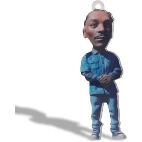 ASUBHA Rearview Mirror Accessories, Classic Rapper Posture Car Decorations, Car Hanging Ornament for Rearview Mirror, Personalized Cartoon Pendant Universal Car Interior Accessories for Men/Women