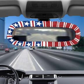 Purple Galaxy Butterfly Car Rearview Mirrors Cover Universal Fit Most Automotive Interior Window Mirror Protector Vehicle Inner Decoration Essentials Protect Your Rearview Mirror