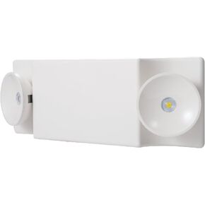 مصباح الطوارئ Sure-Lites SEL50 مع التشخيص الذاتي وميزة التثبيت المعلق EZ - دائرة انقطاع الكهرباء، وقطع اتصال الجهد المنخفض، والتركيب الشامل مع تغطية خروج بطول 50 قدمًا