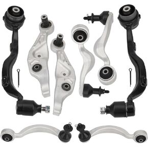 BRTEC RWD Front Suspension Kit 2007 2008 2009 2010 2011 2012 for Lexus LS460 Lower Forward & Rearward Control Arms Upper Forward & Rearward Control Arms