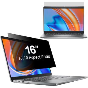 Laptop Privacy Screen 16 Inch, 16:10 Aspect Removable Anti Glare Blue Light Filter Protector, 16in Computer Monitor Privacy Shield for laptop