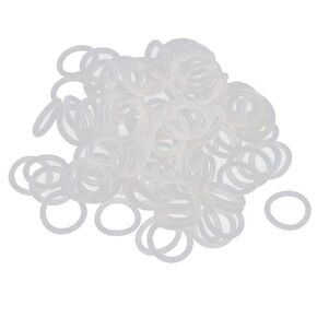 Qty 100 11mm OD 9mm ID 1mm Dia Food Grade Silicone Rubber Seal O-Ring