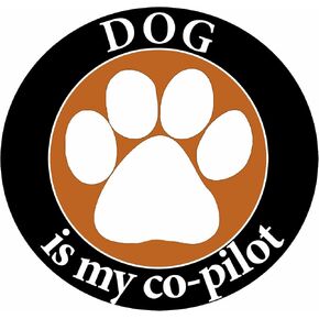 E&S Pets Dog هو مغناطيس السيارة المساعد مع صورة مخلب في المنتصف مغطى بلمعان للأشعة فوق البنفسجية للحماية من الطقس والبهتان، مغناطيس على شكل دائرة يبلغ قطره 5.25 بوصة in Saudi Arabia