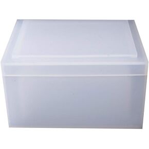 Exceart Resin Silicone Mold Tissue Box Mold Crystal Epoxy Molds Napkin Holder Mold for DIY Craft Resin Casting Home Decoration